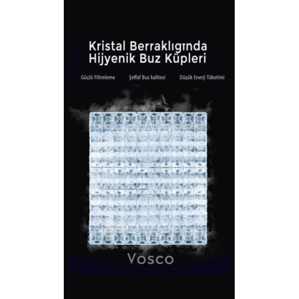 Vosco Buz Makinesi 100 Kg/Gün ( Gurme Buz )