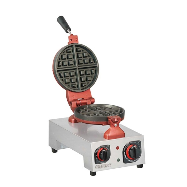 OMAKE Zamanlayıcılı Kare Model Tekli Waffle Makinesi, Elektrikli